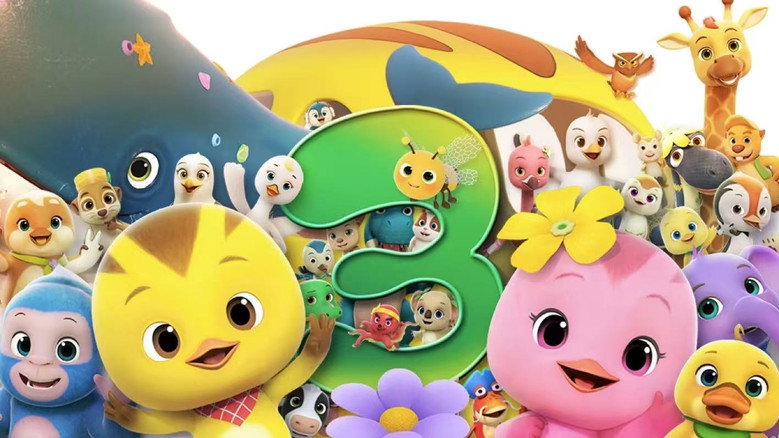 Cute Little Chicken Squad backdrop 3