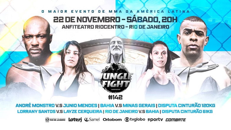 Jungle Fight 142 backdrop 1