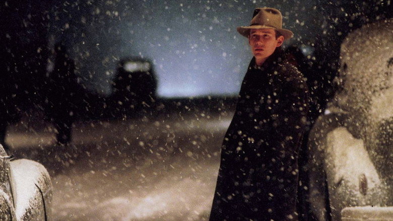Snow Falling on Cedars backdrop 7