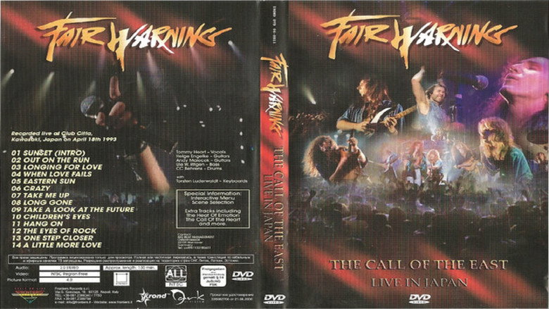 Fair Warning: The Call of the East Live In Japan 1993 backdrop 1