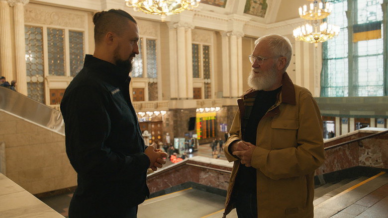 My Next Guest with David Letterman and Volodymyr Zelenskyy backdrop 5