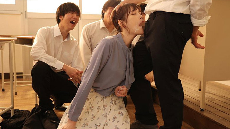 教え子に脅され犯されて…子供たちのオモチャにされても求められる事に喜びを感じ闇堕ちアクメした女教師 橋本ありな backdrop 9