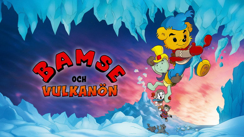 Bamse and the Volcano Island backdrop 2