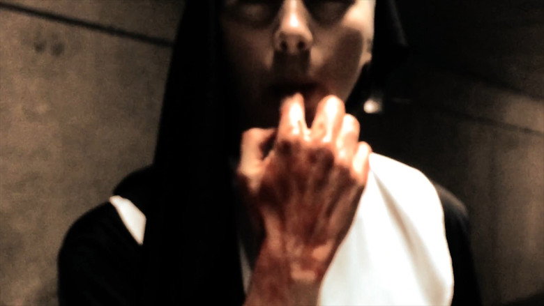 The NUN - Black & Blood backdrop 2