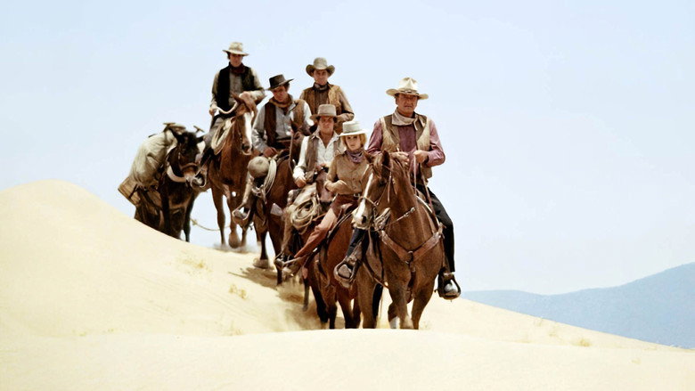 The Train Robbers backdrop 8