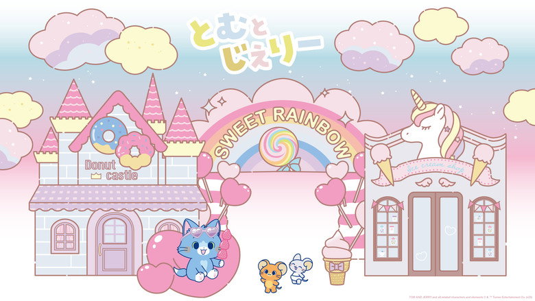 Tom & Jerry Gokko backdrop 3
