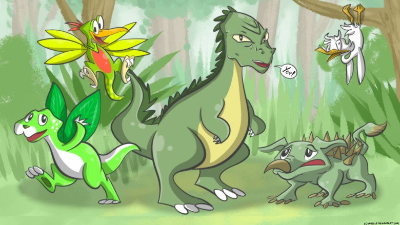 Dinosaur Adventure backdrop 4