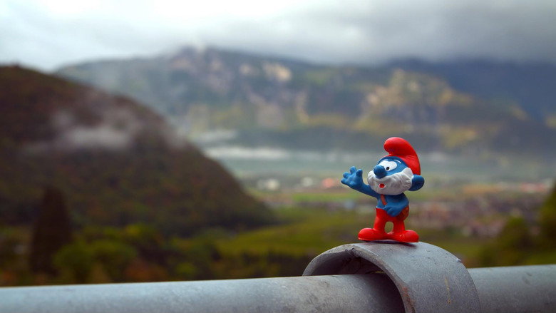 Greetings From Planet Smurf backdrop 4