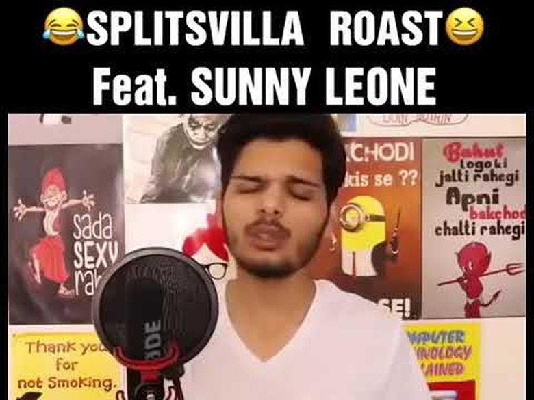 Lakshay Chaudhary  video SPLITSVILLA ROAST ft SUNNY LEONE