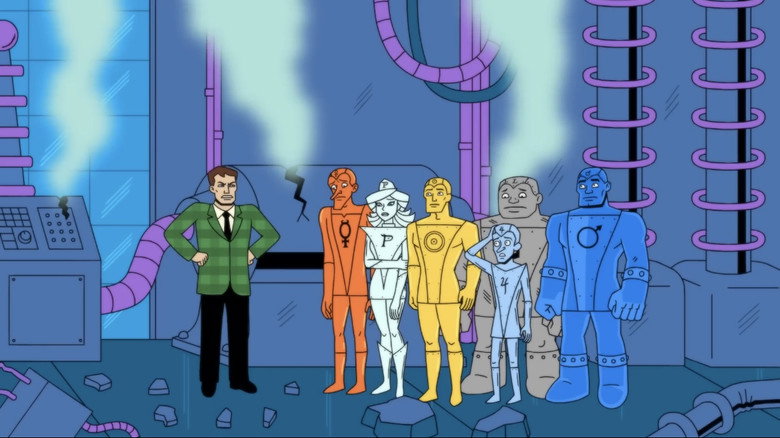 Metal Men backdrop 2