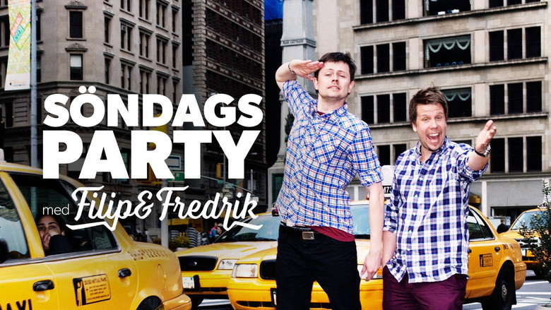 Söndagsparty med Filip & Fredrik backdrop 3