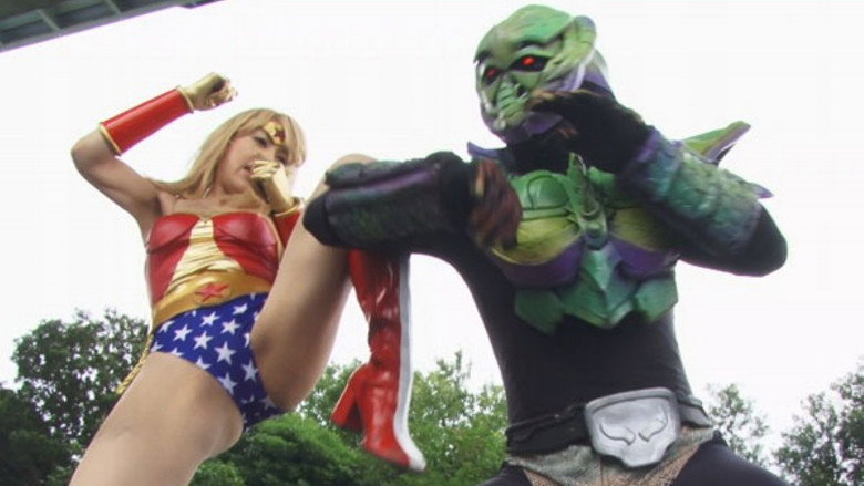 SUPER HEROINE Action Wars 08: Iron-Armed Beauty Dyna Woman backdrop 2