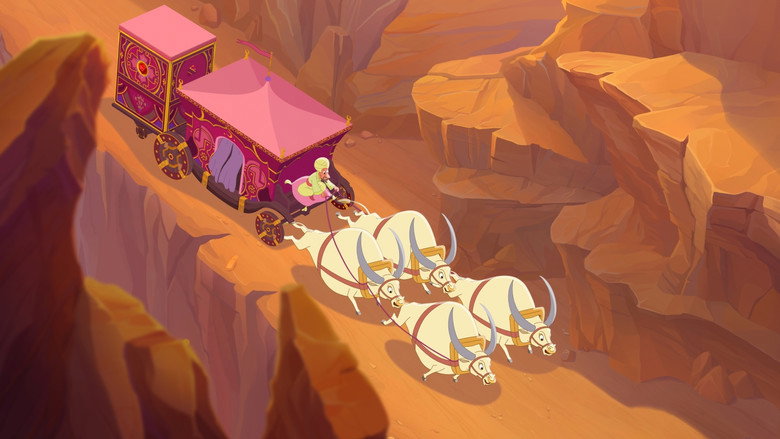 Horse Julius and Big Horse Racing backdrop 8