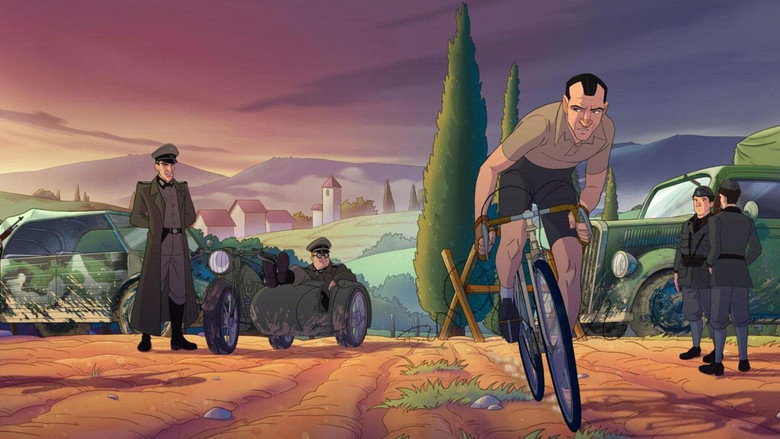 Bartali's Bicycle backdrop 3