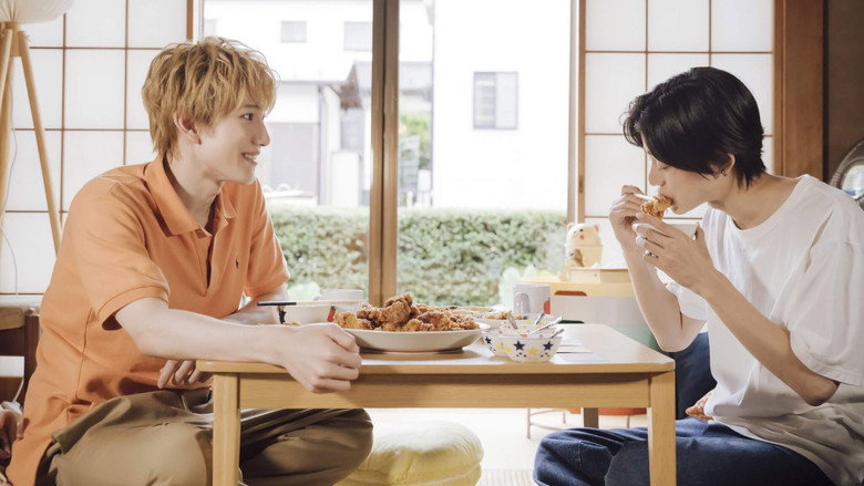 Let's Eat Together, Aki and Haru backdrop 5