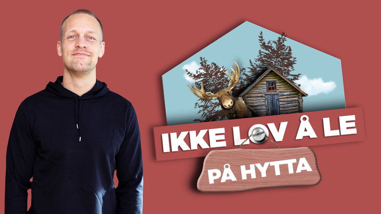 Ikke lov å le på hytta backdrop 2
