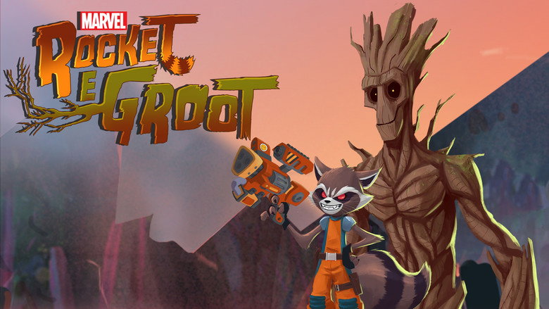 Marvel's Rocket & Groot backdrop 3