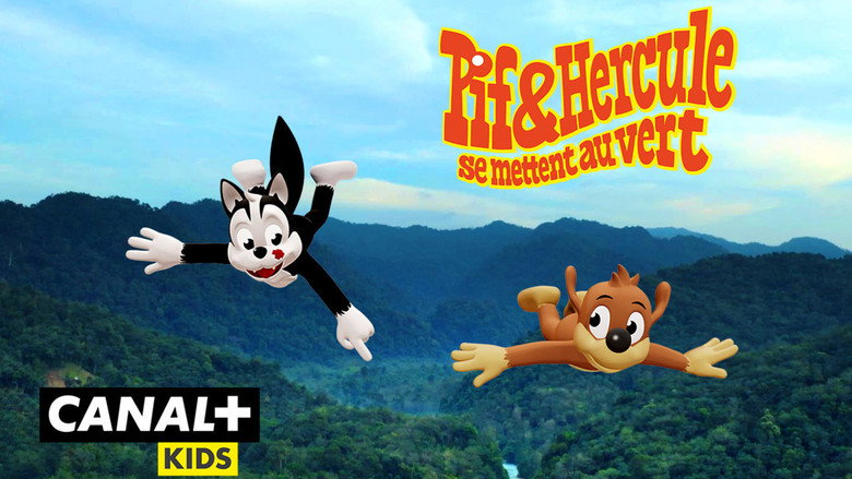 Spiff & Hercules Go Green backdrop 2