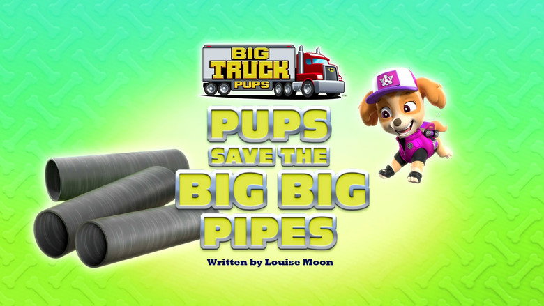 Big Truck Pups: Pups Save the Big Big Pipes