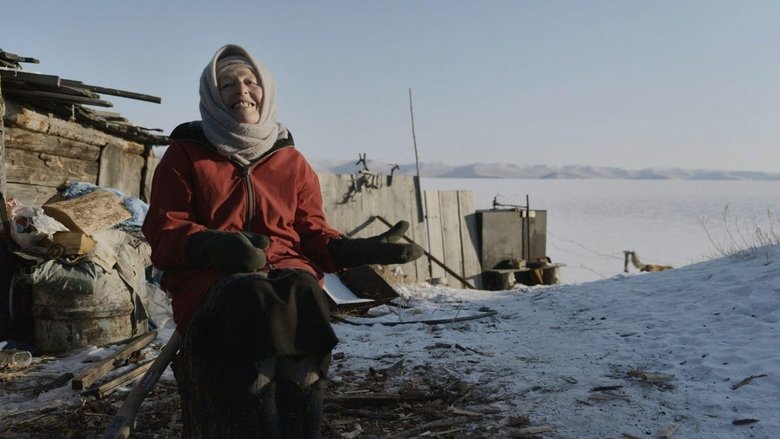 Die alte Frau und der See: Winter am Baikal
