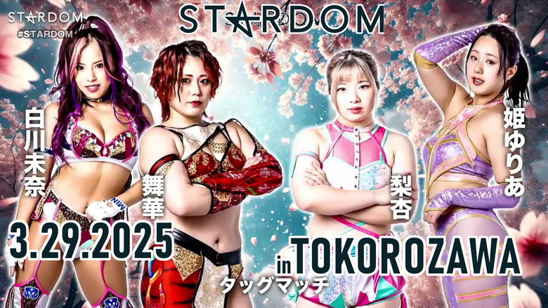 Stardom in Tokorozawa 2025 Mar. backdrop 2