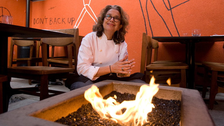 Susan Feniger. Forked backdrop 4