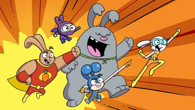 Super Duper Bunny League backdrop 2
