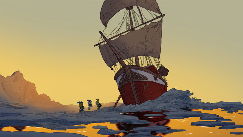Bamse and the Volcano Island backdrop 4