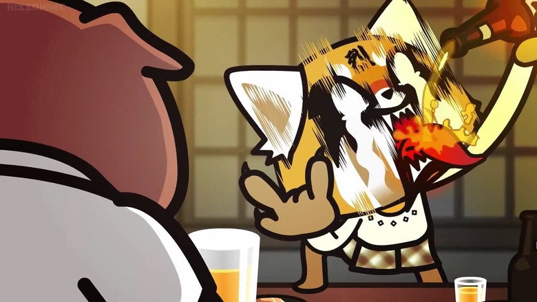 Aggressive Retsuko backdrop 2