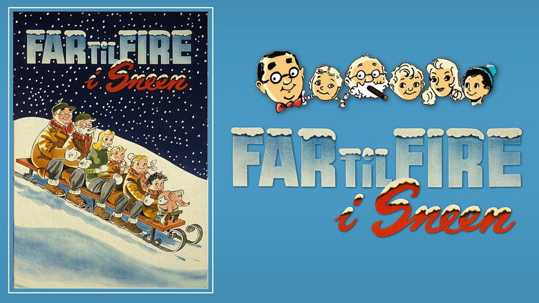 Father of Four: In the Snow backdrop 5