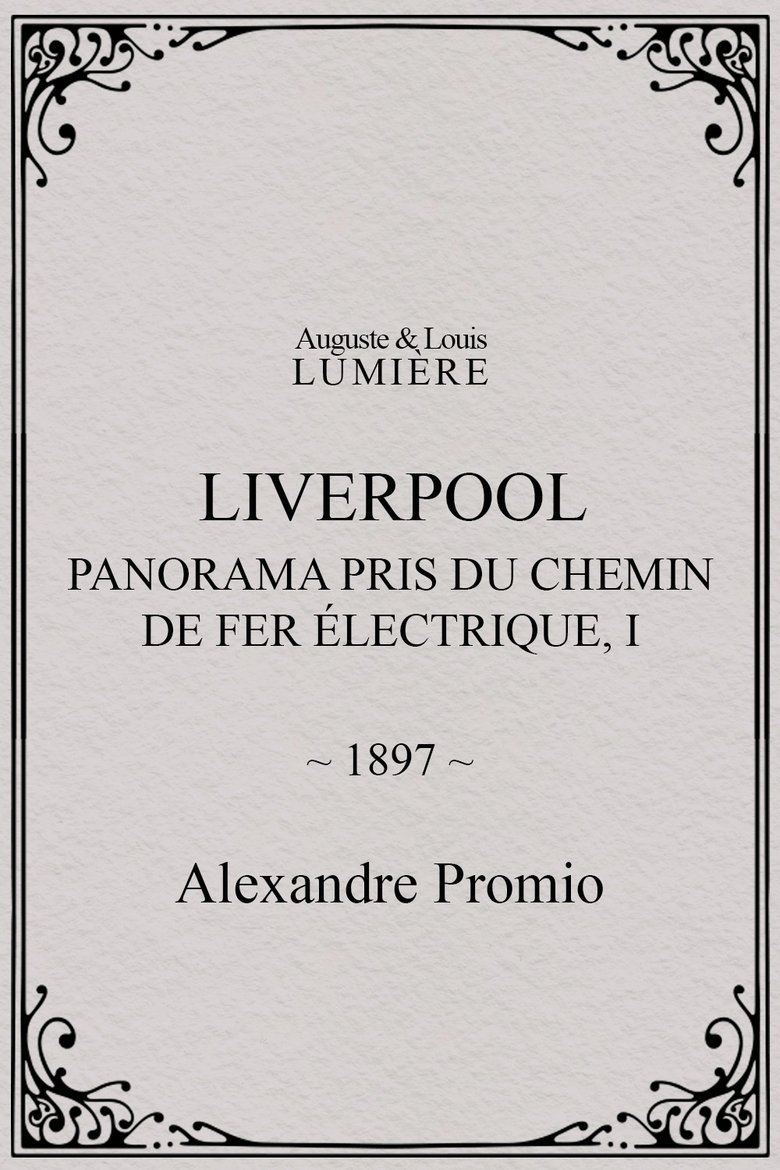 Liverpool, panorama pris du chemin de fer électrique, I