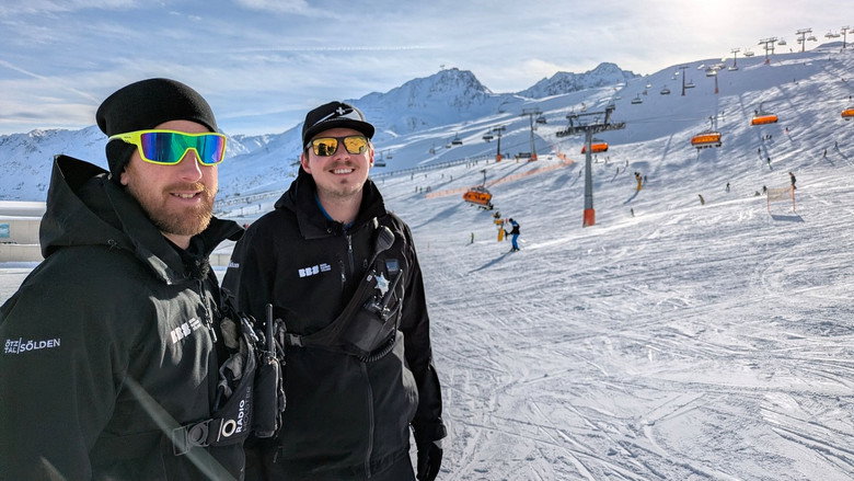 Ski patrol paramedics on constant duty