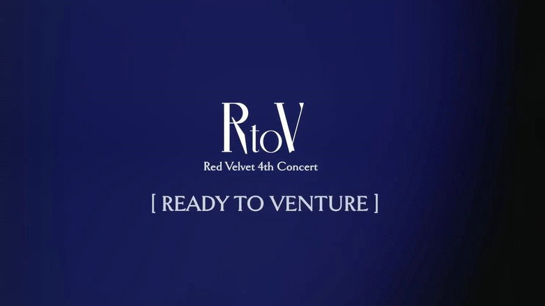 Red Velvet 4th Concert : R to V Production Diary ‘READY TO VENTURE’ backdrop 1