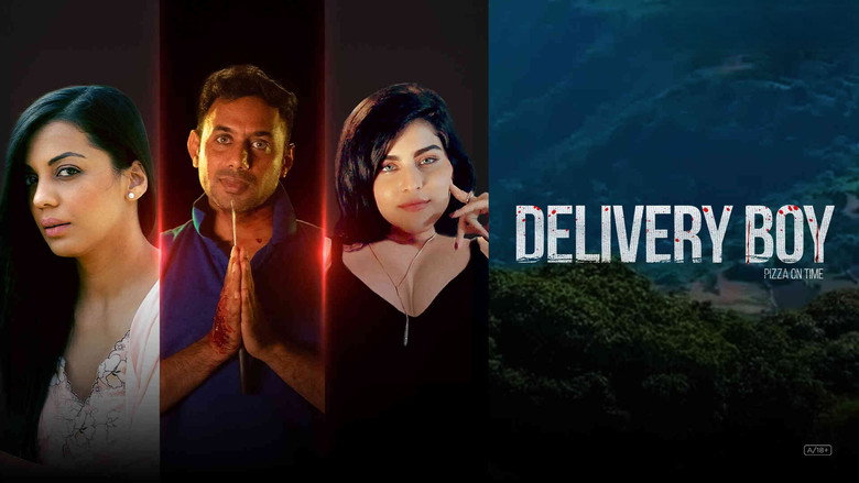 Delivery Boy Pizza On Time backdrop 1