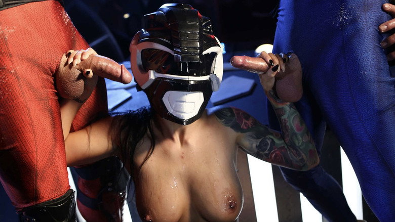 Power Bangers: A Brazzers XXX Parody backdrop 7