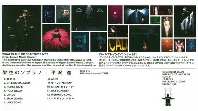 Susumu Hirasawa: Interactive Live Show “SIREN” 1996 backdrop 1