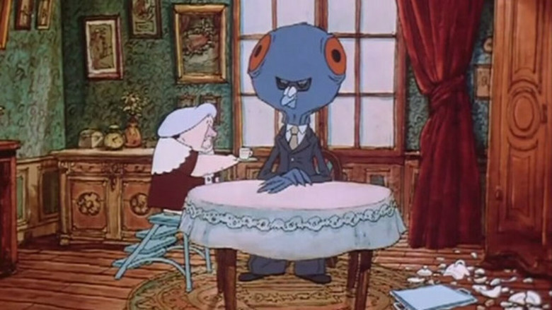 The Old Lady and the Pigeons backdrop 3