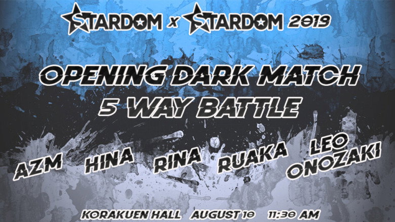 Stardom X Stardom 2019 backdrop 7