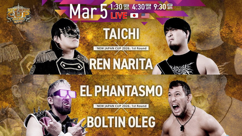 NJPW New Japan Cup 2026 - Day 2 backdrop 2