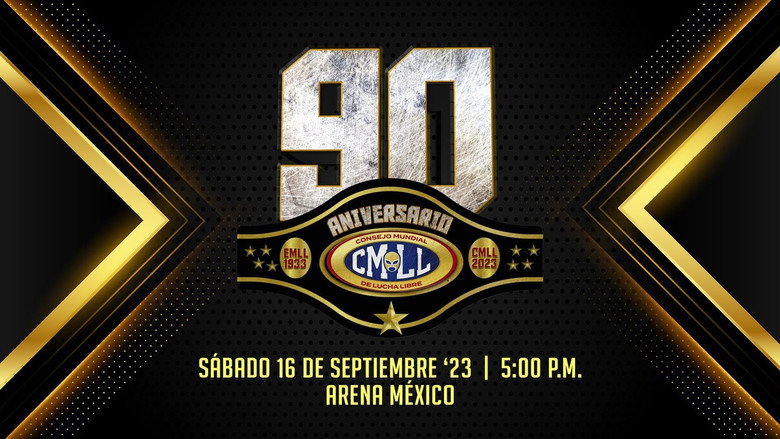 CMLL 90 Aniversario backdrop 1