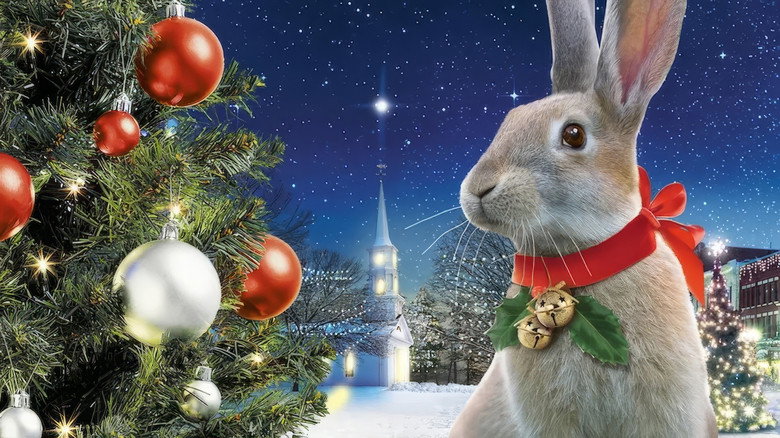 The Christmas Bunny backdrop 2