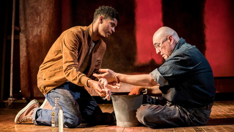 National Theatre Live: Red backdrop 2