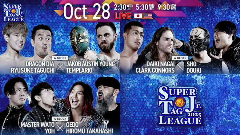 NJPW Super Junior Tag League 2025 - Day 5 backdrop 2