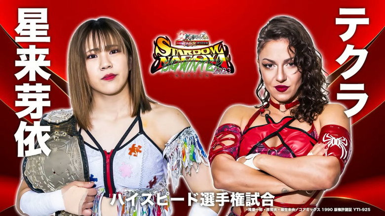 Stardom Nagoya Big Winter 2023 backdrop 7