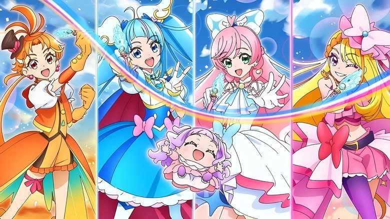 Soaring Sky! Precure backdrop 2
