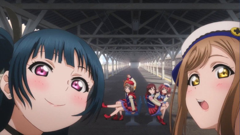 Love Live! Sunshine!! The School Idol Movie: Over the Rainbow backdrop 2