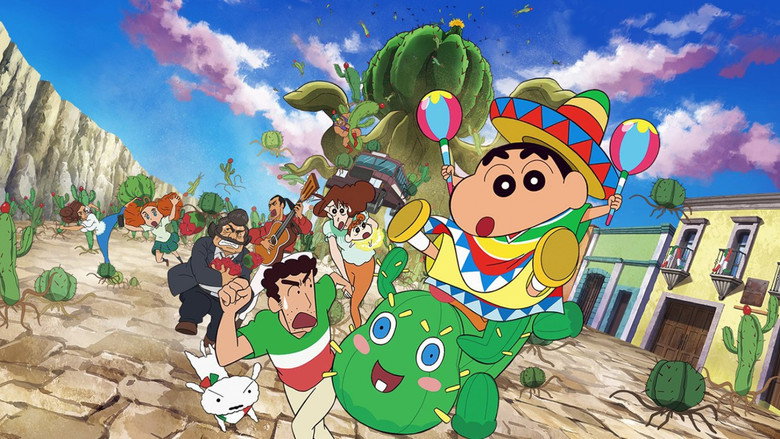 Crayon Shin-chan: My Moving Story! Cactus Large Attack! backdrop 8