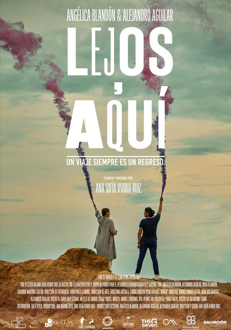 Lejos, aquí