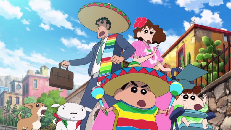 Crayon Shin-chan: My Moving Story! Cactus Large Attack! backdrop 6