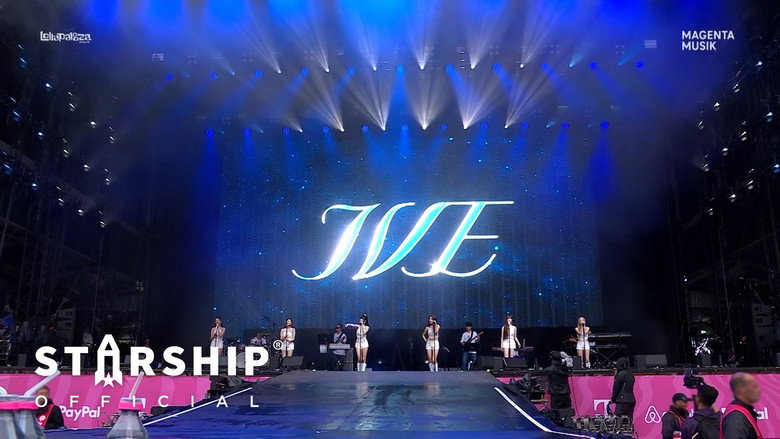 IVE Live at Lollapalooza Berlin 2025 backdrop 2